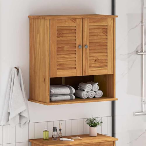 ULUYYUC Wandmontierter Badezimmerschrank Honigbraun 67,5x34x71,5 cm Massivholz Kiefer Modernes Design platzsparend für Bad WC Küche Flur ULUYYUC Wandmontierter Badezimmerschrank Honigbraun 67,5x34x71,5 cm Massivholz Kiefer Modernes Design platzsparend für Bad WC Küche Flur von ULUYYUC