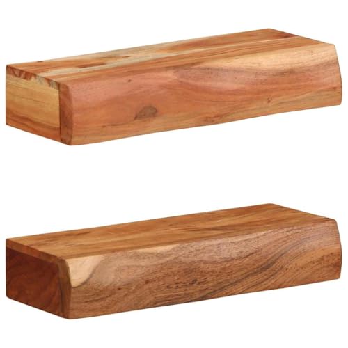 ULUYYUC Wandregal aus Massivholz Akazie 40 x 17 x 8 cm Stilvolles Design mit Natürlicher Maserung Robust & Wetterfest für Wohnzimmer Büro und Badezimmer ULUYYUC Wandregal aus Massivholz Akazie 40 x 17 x 8 cm Stilvolles Design mit Natürlicher Maserung Robust & Wetterfest für Wohnzimmer Büro und Badezimmer von ULUYYUC
