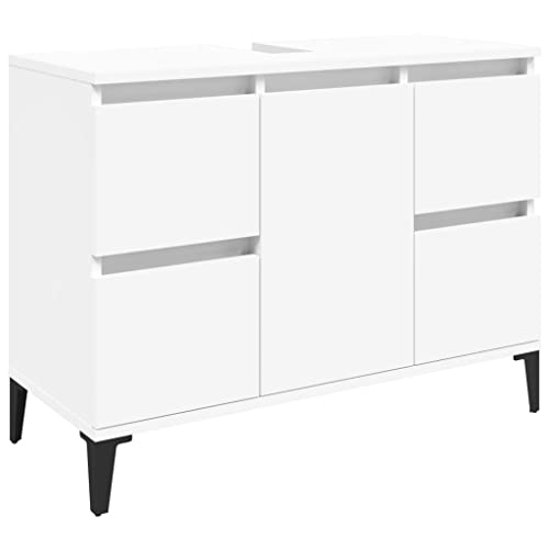 ULUYYUC Waschbeckenunterschrank Badunterschrank WaschbeckenWaschbeckenunterschrank Weiß 80x33x60 cm Holzwerkstoffgeeignet für Bad, Toilette, Schlafzimmer ULUYYUC Waschbeckenunterschrank Badunterschrank WaschbeckenWaschbeckenunterschrank Weiß 80x33x60 cm Holzwerkstoffgeeignet für Bad, Toilette, Schlafzimmer von ULUYYUC