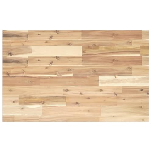 ULUYYUC Waschtischplatte 60x50 cm massiv Akazie unbehandelt rustikale Arbeitsplatte Bad Küche Garage Modernes Design Robust & langlebig für Badezimmer Küche Flur ULUYYUC Waschtischplatte 60x50 cm massiv Akazie unbehandelt rustikale Arbeitsplatte Bad Küche Garage Modernes Design Robust & langlebig für Badezimmer Küche Flur von ULUYYUC
