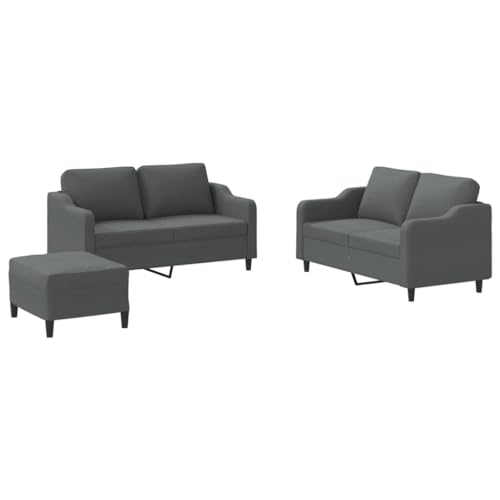 ULUYYUC Wohnzimmer Couch Couch Klein Sessel Wohnzimmer Reading Chair - 3-TLG. Sofagarnitur mit Kissen Dunkelgrau Stoff für Jugendzimmer Küche Esszimmer Wohnzimmer ULUYYUC Wohnzimmer Couch Couch Klein Sessel Wohnzimmer Reading Chair - 3-TLG. Sofagarnitur mit Kissen Dunkelgrau Stoff für Jugendzimmer Küche Esszimmer Wohnzimmer von ULUYYUC