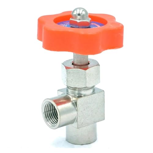 ULVOWZSTZ 1/8" Female Threaded Equal Elbow Nickel-Plated Brass Needle Valve Max Pressure 0.8 Mpa ULVOWZSTZ 1/8" Female Threaded Equal Elbow Nickel-Plated Brass Needle Valve Max Pressure 0.8 Mpa von ULVOWZSTZ
