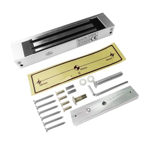 ULVOWZSTZ 180KG 390LB Door Magnetic Lock DC 12V Single Door Electromagnetic Lock Holding Force von ULVOWZSTZ