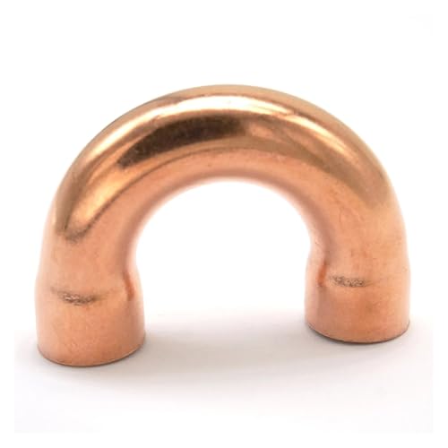 ULVOWZSTZ 42x1.2x93mm 180 Degree Elbow Copper End Feed Welding Pipe Adapter Air Condtioner Refrigerator von ULVOWZSTZ