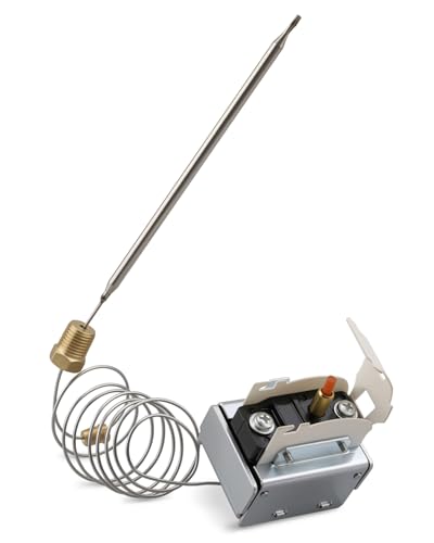 ULXIOM 807-3680 Kommerzieller Fritteusen-Thermostat, manuell, Hohes Limit, ersetzt 8066116 481107, manuelles Hochbegrenzungsthermostat bis zu 450° von ULXIOM