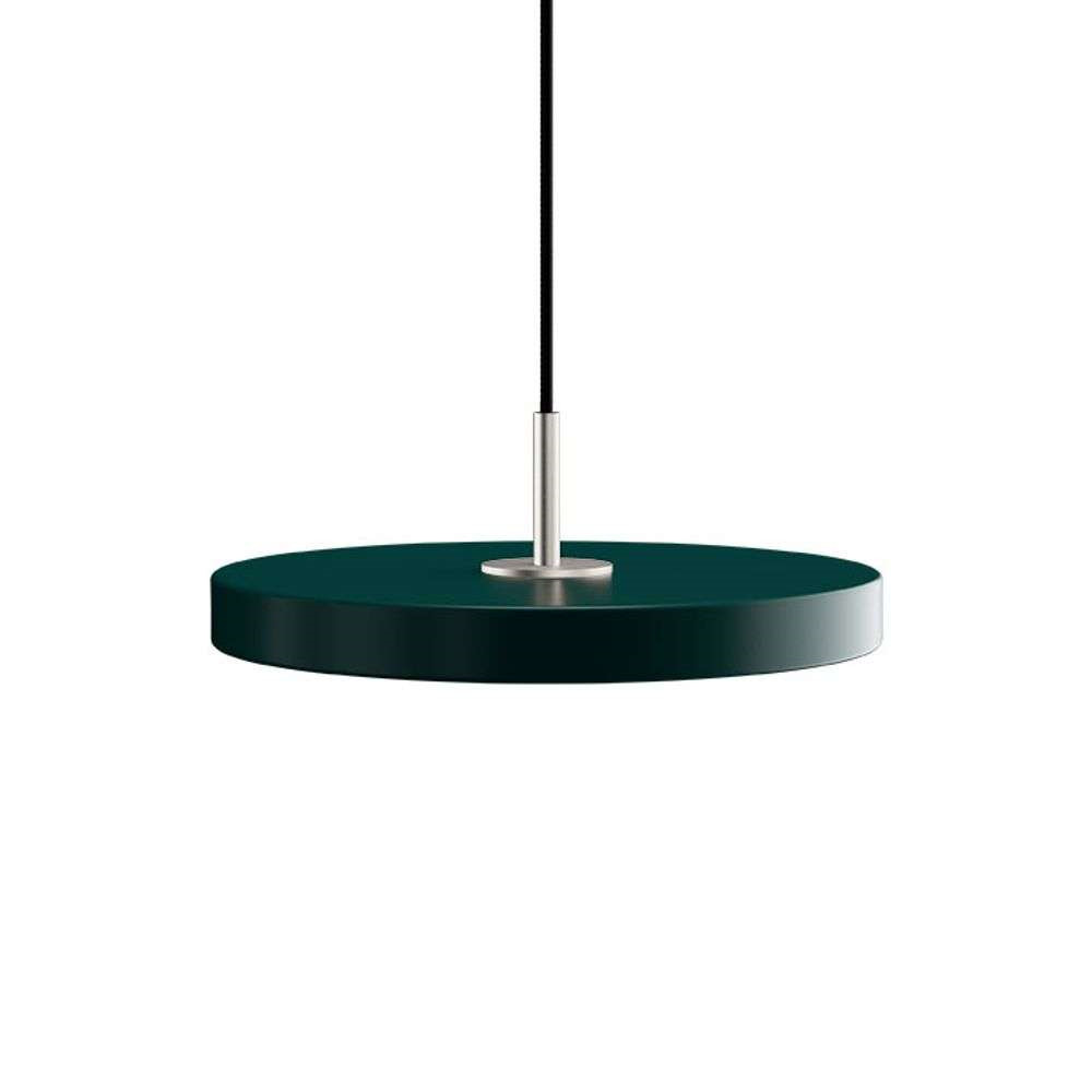 UMAGE - Asteria Mini Pendelleuchte Forest Green/Steel Top Umage von UMAGE