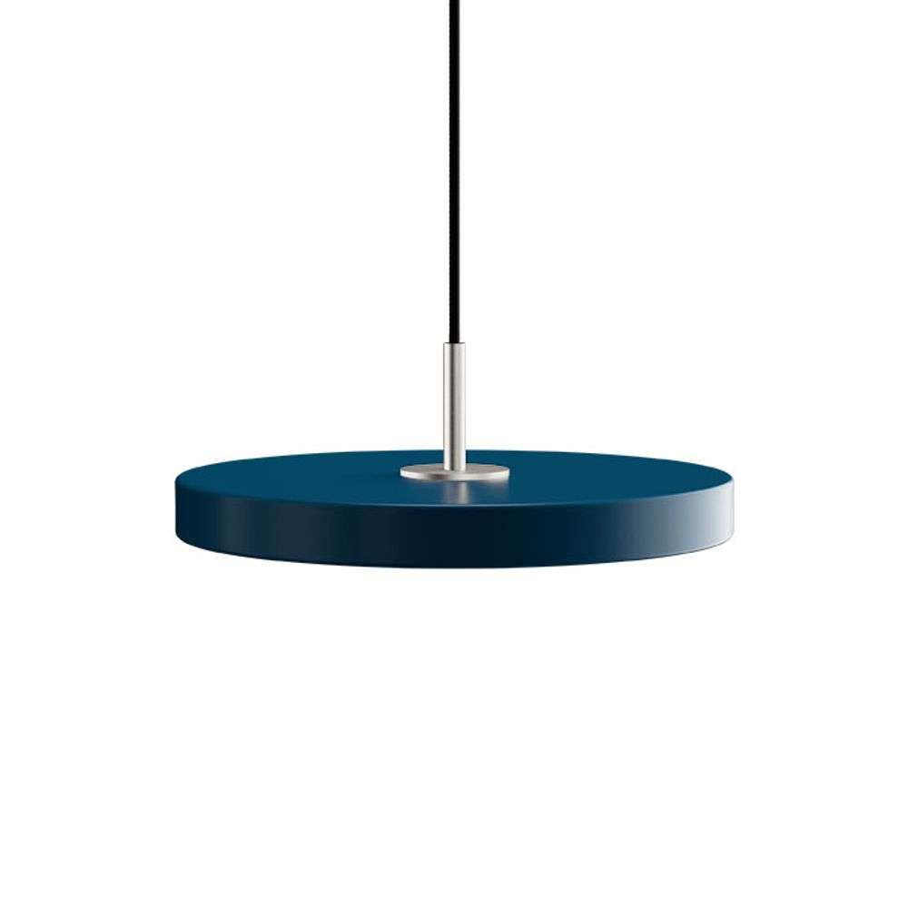 UMAGE - Asteria Mini Pendelleuchte Petrol Blue/Steel Top Umage von UMAGE