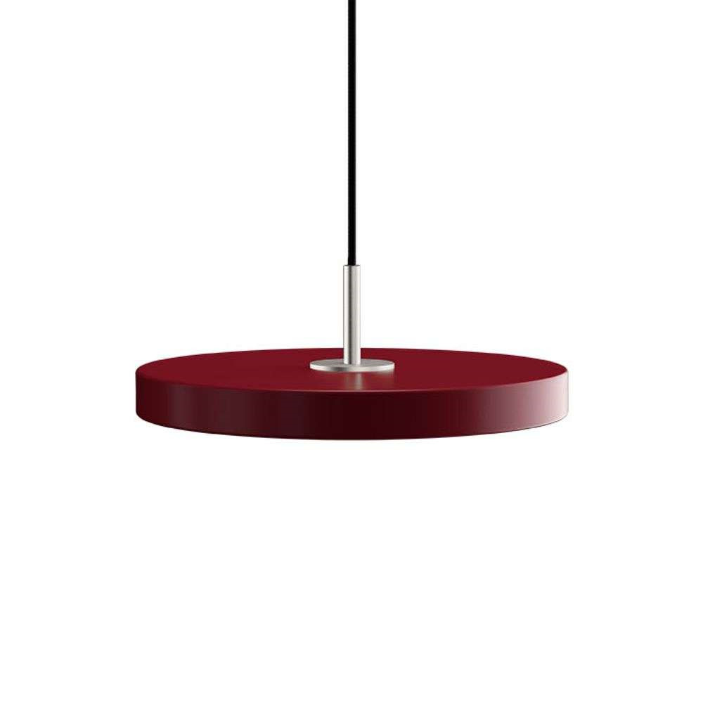 UMAGE - Asteria Mini Pendelleuchte Ruby Red/Steel Top Umage von UMAGE