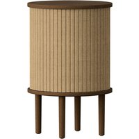 Beistelltisch Audacious Side Table recycelt dark oak/sugar brown von UMAGE