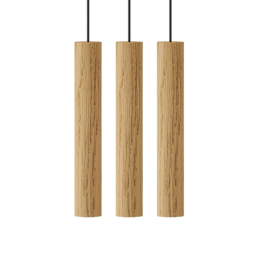 UMAGE - Chimes Cluster 3 Pendelleuchte Oak Umage von UMAGE