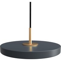 Deckenleuchte Asteria Micro brass top anthracite grey von UMAGE