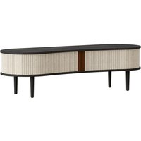 Kommode Audacious TV Bench recycelt black oak/white sands von UMAGE