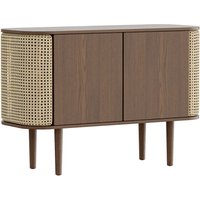 Sideboard Treasures 2 Doors dark oak/venetian cane von UMAGE