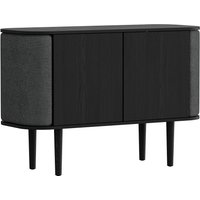 Sideboard Treasures 2 Doors black oak/shadow von UMAGE