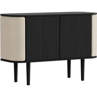 Sideboard Treasures 2 Doors black oak/white sands von UMAGE