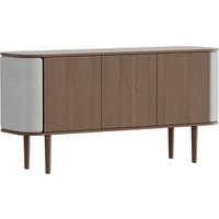 Sideboard Treasures 3 Doors dark oak/sterling von UMAGE