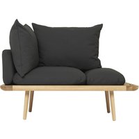Sofa Lounge Around 1½-seater oak/shadow von UMAGE