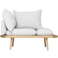 Sofa Lounge Around 1½-seater oak/sterling von UMAGE