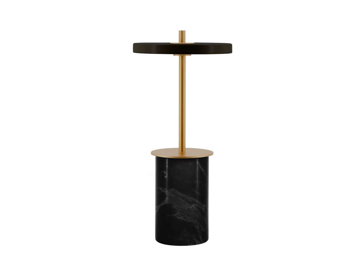 UMAGE - Asteria Move Portable Tischleuchte Mini Black Marble Umage von UMAGE