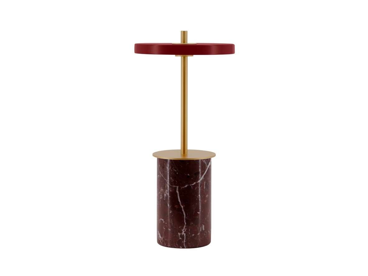 UMAGE - Asteria Move Portable Tischleuchte Mini Red Marble Umage von UMAGE