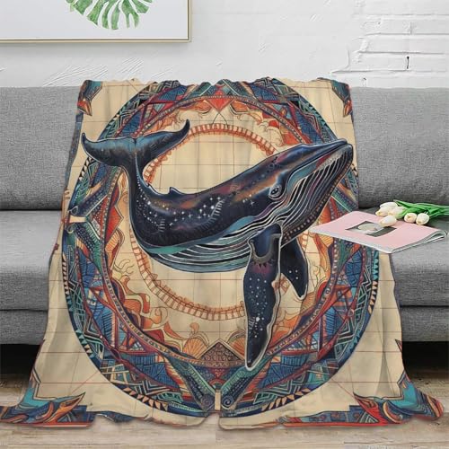 Kunstwal Couchdecke Fleecedecke Sofadecke 3D Druck Decke Tagesdecke Kuscheldecke Weichen Flauschig Bett Decken Flauschig Warm Für Mädchen Jungen 80x90inch(200x230cm) von UMASQOPAM