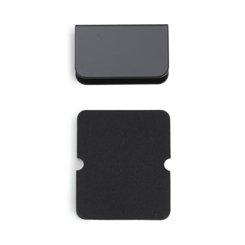 Gegenplatte für Glasstärke 6 mm (15/64″), aus Stahl, Oberfläche: schwarz, 35 mm (1-3/8″), K-110B und K-110-P6 für Glasschranktür, Magnetschnäpper von UMAXO