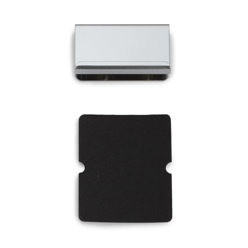 Gegenplatte für Glasstärke 6 mm (15/64″), mit Grifffunktion, verchromt, 40 mm (1-37/64″), K-150CR und K-130-P6 für Glasschranktür, Magnetschnäpper von UMAXO