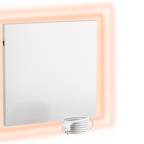 UMBRELLA® Infrarot Wandheizung Heizpaneel [OHNE THERMOSTAT] – Infrarotheizung Wandmontage Heizkörper – Carbon Crystal Infrarotheizung – Infrarot Paneel Badezimmer geeignet – (Modell H500-500W) von UMBRELLA