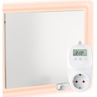 Infrarot Wandheizung mit Thermostat [Fernbedienung + WiFi Steuerung] – Infrarotheizung Wandmontage Heizkörper – Carbon Crystal Infrarot Paneel App von UMBRELLA