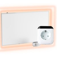 Infrarot Wandheizung mit Thermostat [fernbedienung + wifi steuerung] – Infrarotheizung Wandmontage Heizkörper – Carbon Crystal Infrarot Paneel App von UMBRELLA