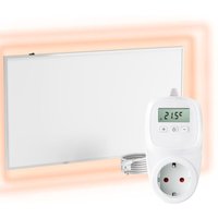 Infrarot Wandheizung mit Thermostat [fernbedienung + wifi steuerung] – Infrarotheizung Wandmontage Heizkörper – Carbon Crystal Infrarot Paneel App von UMBRELLA