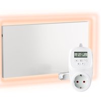 Infrarot Wandheizung mit Thermostat [inkl. TH12 thermostat] – Infrarotheizung Wandmontage Heizkörper – Carbon Crystal Infrarotheizung – Paneel von UMBRELLA