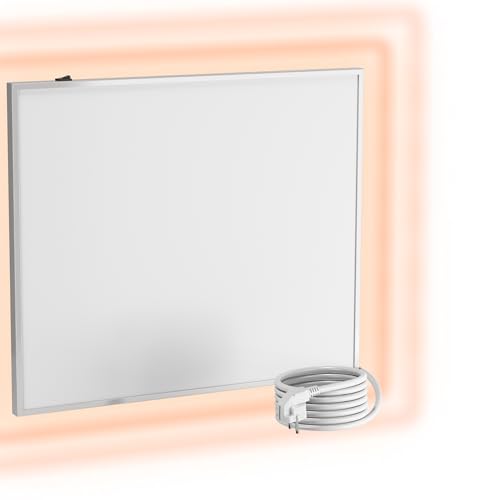 UMBRELLA® Infrarot Wandheizung Heizpaneel [OHNE THERMOSTAT] – Infrarotheizung Wandmontage Heizkörper – Carbon Crystal Infrarotheizung – Infrarot Paneel Badezimmer geeignet – (Modell F300-300W) von UMBRELLA