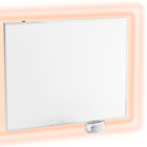 UMBRELLA® Infrarot Wandheizung Heizpaneel [OHNE THERMOSTAT] – Infrarotheizung Wandmontage Heizkörper – Carbon Crystal Infrarotheizung – Infrarot Paneel Badezimmer geeignet – (Modell F780-780W) von UMBRELLA