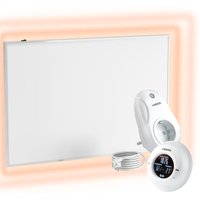 UMBRELLA® Infrarot Wandheizung mit Thermostat [FERNBEDIENUNG + WIFI STEUERUNG] – Infrarotheizung Wandmontage Heizkörper – Carbon Crystal Infrarot von UMBRELLA