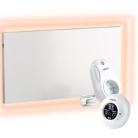 UMBRELLA® Infrarot Wandheizung mit Thermostat [FERNBEDIENUNG + WIFI STEUERUNG] – Infrarotheizung Wandmontage Heizkörper – Carbon Crystal Infrarot von UMBRELLA