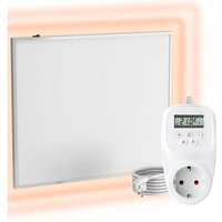 UMBRELLA® Infrarot Wandheizung mit Thermostat [INKL. TH12 THERMOSTAT] – Infrarotheizung Wandmontage Heizkörper – Carbon Crystal Infrarotheizung – von UMBRELLA