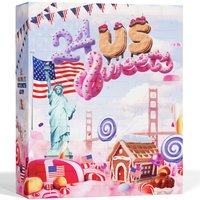 UMBRELLA® USA Adventskalender 2025 mit Amerikanischen Süßigkeiten [ORIGINAL US CANDY] – Adventskalender 2025 für Kinder, Frauen & Männer – US Sweets von UMBRELLA