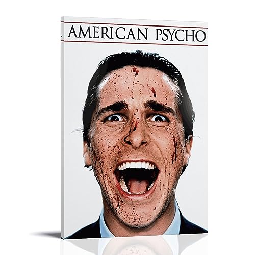 UMCHU American Psycho Actor Poster Dekorative Malerei Leinwand Wandkunst Wohnzimmer Poster Schlafzimmer Malerei,Wandkunst Bilddruck Moderne Familienzimmer Dekor 08x12inch(20x30cm) von UMCHU