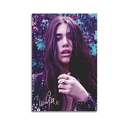 UMCHU Dua Lipa Star (2) Poster Dekorative Malerei Leinwand Wandkunst Wohnzimmer Poster Schlafzimmer Malerei,Wandkunst Bilddruck Moderne Familienzimmer Dekor 20x30inch(50x75cm) von UMCHU