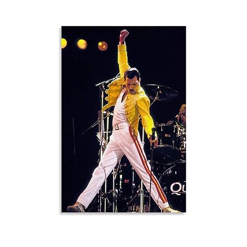 UMCHU Freddie Mercury Wembley Stadium 1986 Poster Dekorative Malerei Leinwand Wandkunst Wohnzimmer Poster Schlafzimmer Malerei,Wandkunst Bilddruck Moderne Familienzimmer Dekor 24x36inch(60x90cm) von UMCHU