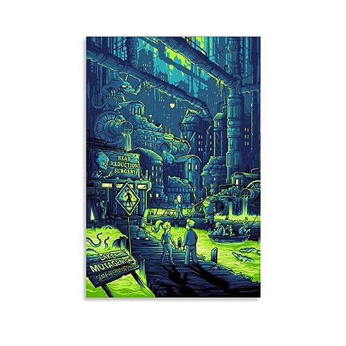 UMCHU Futurama Art Poster Dekorative Malerei Leinwand Wandkunst Wohnzimmer Poster Schlafzimmer Malerei,Wandkunst Bilddruck Moderne Familienzimmer Dekor 08x12inch(20x30cm) von UMCHU