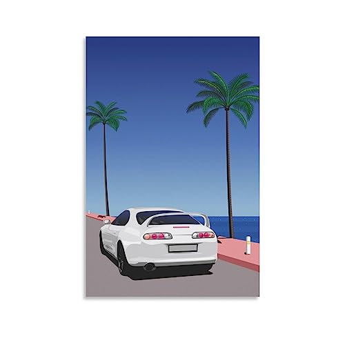 UMCHU Hiroshi Nagai Beach Art Poster Dekorative Malerei Leinwand Wandkunst Wohnzimmer Poster Schlafzimmer Malerei,Wandkunst Bilddruck Moderne Familienzimmer Dekor 12x18inch(30x45cm) von UMCHU