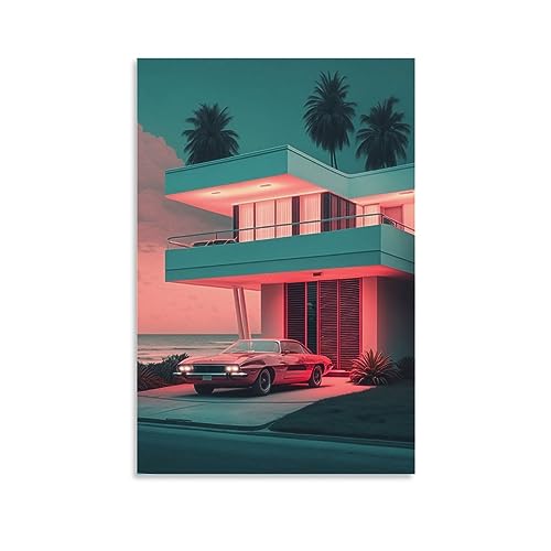 UMCHU Hiroshi Nagai Car Poster Dekorative Malerei Leinwand Wandkunst Wohnzimmer Poster Schlafzimmer Malerei,Wandkunst Bilddruck Moderne Familienzimmer Dekor 20x30inch(50x75cm) von UMCHU