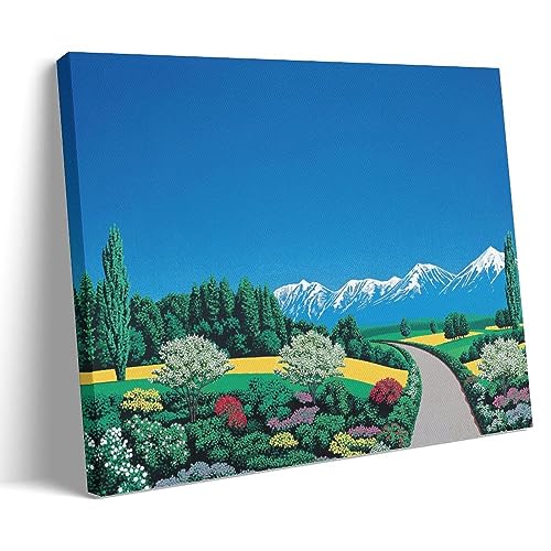 UMCHU Hiroshi Nagai Mountain Poster Dekorative Malerei Leinwand Wandkunst Wohnzimmer Poster Schlafzimmer Malerei,Wandkunst Bilddruck Moderne Familienzimmer Dekor 12x18inch(30x45cm) von UMCHU