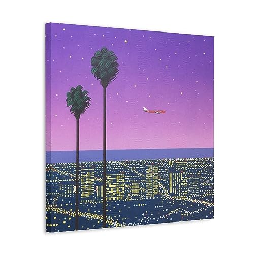 UMCHU Hiroshi Nagai Plane Poster Dekorative Malerei Leinwand Wandkunst Wohnzimmer Poster Schlafzimmer Malerei,Wandkunst Bilddruck Moderne Familienzimmer Dekor 24x24inch(60x60cm) von UMCHU