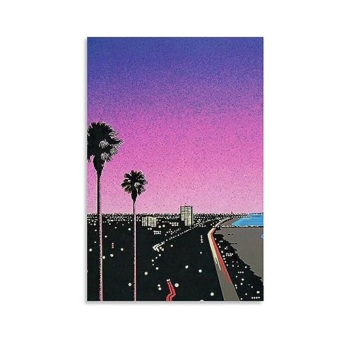 UMCHU Hiroshi Nagai Sunset Blush Poster Dekorative Malerei Leinwand Wandkunst Wohnzimmer Poster Schlafzimmer Malerei,Wandkunst Bilddruck Moderne Familienzimmer Dekor 12x18inch(30x45cm) von UMCHU