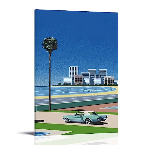 UMCHU Hiroshi Nagai Sunshine Reggae Poster Dekorative Malerei Leinwand Wandkunst Wohnzimmer Poster Schlafzimmer Malerei,Wandkunst Bilddruck Moderne Familienzimmer Dekor 20x30inch(50x75cm) von UMCHU