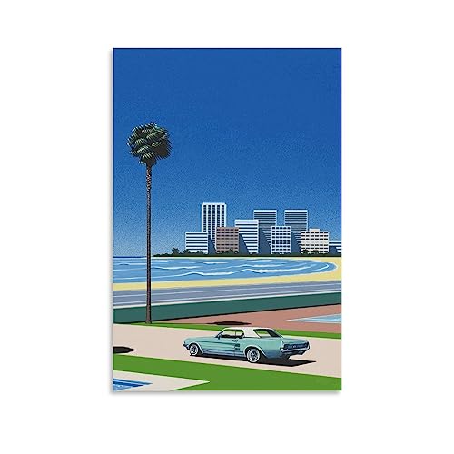 UMCHU Hiroshi Nagai Sunshine Reggae Poster Dekorative Malerei Leinwand Wandkunst Wohnzimmer Poster Schlafzimmer Malerei,Wandkunst Bilddruck Moderne Familienzimmer Dekor 20x30inch(50x75cm) von UMCHU