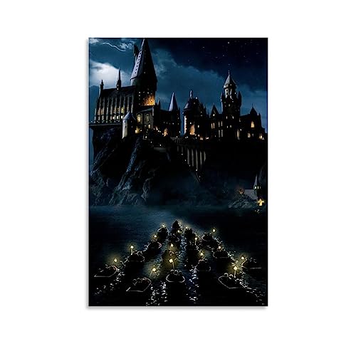 UMCHU Hogwarts Art Poster Dekorative Malerei Leinwand Wandkunst Wohnzimmer Poster Schlafzimmer Malerei,Wandkunst Bilddruck Moderne Familienzimmer Dekor 24x36inch(60x90cm) von UMCHU